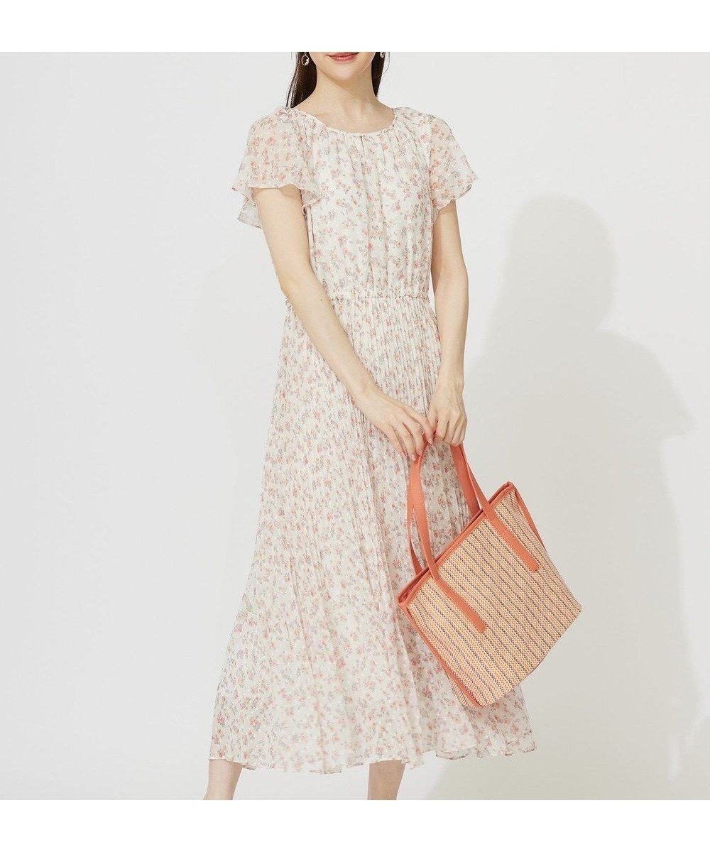 【エニィ スィス/any SiS】の【洗える】ニュアンスピーチ ワンピース 人気、トレンドファッション・服の通販 founy(ファニー) 　ファッション　Fashion　レディースファッション　Fashion for Women　ワンピース　Dresses　インナー　Innerwear　春　Spring　洗える　Machine Washable　切替　Switching, Contrast Panel　シアー　Sheer, See-Through　シフォン　Chiffon, Lightweight Fabric　ストレッチ　Stretch, Stretchy Fabric　タンク　Tank Top, Sleeveless Top　ピーチ　Peach, Soft Touch　フラワー　Flower, Floral　フレア　Flare, Flared　プリント　Print, Printed Pattern　プリーツ　Pleats, Pleated　マキシ　Maxi, Full Length　S/S・春夏　SS, Spring/Summer, Warm Season　おすすめ　Recommended / Our Picks　夏　Summer　 other-1|ID: prp329100004537648 ipo3291000000033315509