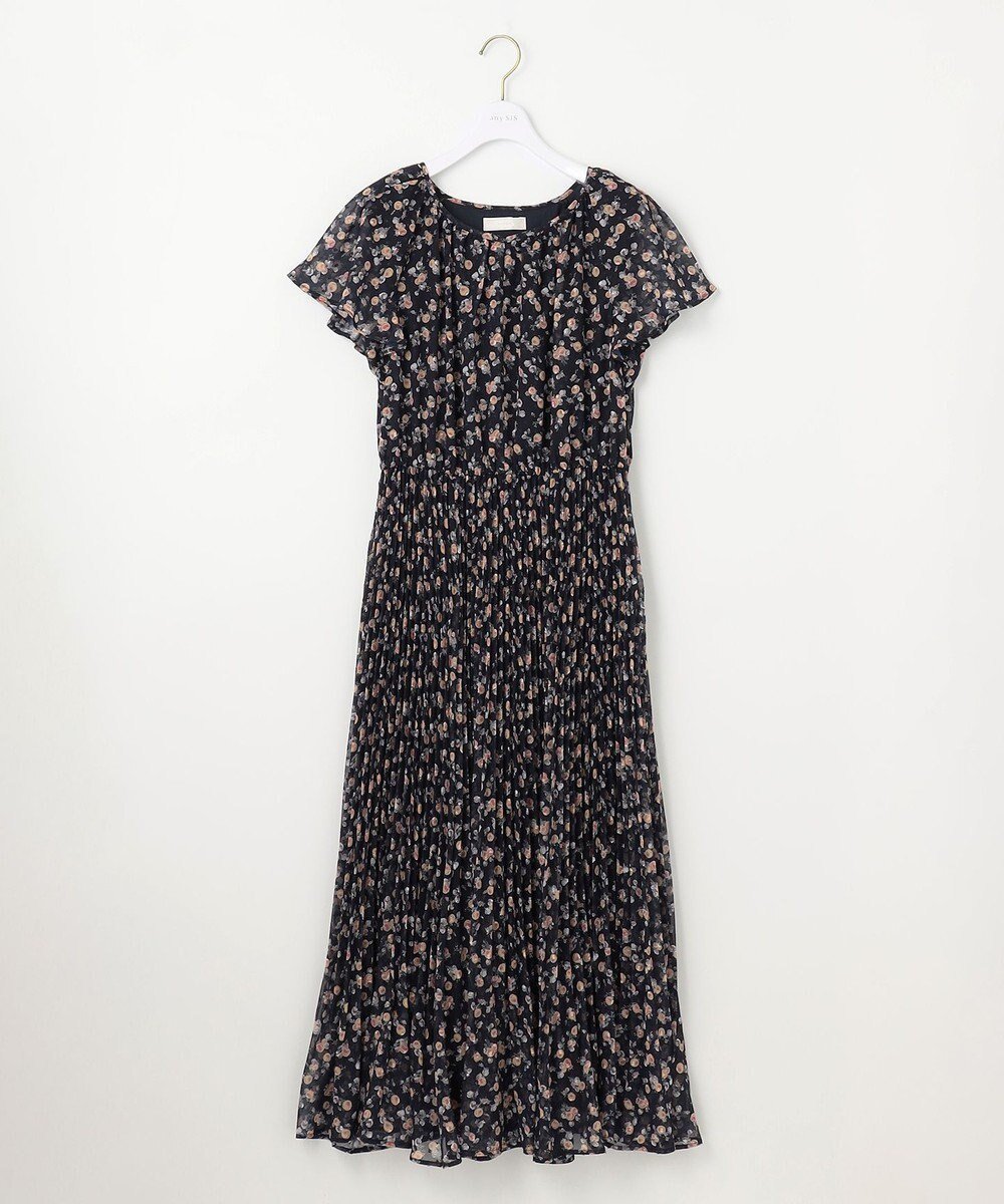 【エニィ スィス/any SiS】の【洗える】ニュアンスピーチ ワンピース インテリア・キッズ・メンズ・レディースファッション・服の通販 founy(ファニー) ファッション Fashion レディースファッション Fashion for Women ワンピース Dresses インナー Innerwear 春 Spring 洗える Machine Washable 切替 Switching, Contrast Panel シアー Sheer, See-Through シフォン Chiffon, Lightweight Fabric ストレッチ Stretch, Stretchy Fabric タンク Tank Top, Sleeveless Top ピーチ Peach, Soft Touch フラワー Flower, Floral フレア Flare, Flared プリント Print, Printed Pattern プリーツ Pleats, Pleated マキシ Maxi, Full Length S/S・春夏 SS, Spring/Summer, Warm Season おすすめ Recommended / Our Picks 夏 Summer ネイビー系|ID: prp329100004537648 ipo3291000000034505252