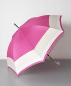 【アウロラ/AURORA】のJILL STUART ジル スチュアート バイカラー柄 ジャンプ式耐風雨傘(長傘) フューシャピンク|ID: prp329100004537658 ipo3291000000035559649