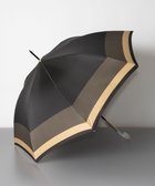 【アウロラ/AURORA】のJILL STUART ジル スチュアート バイカラー柄 ジャンプ式耐風雨傘(長傘) ブラック|ID: prp329100004537658 ipo3291000000035559655