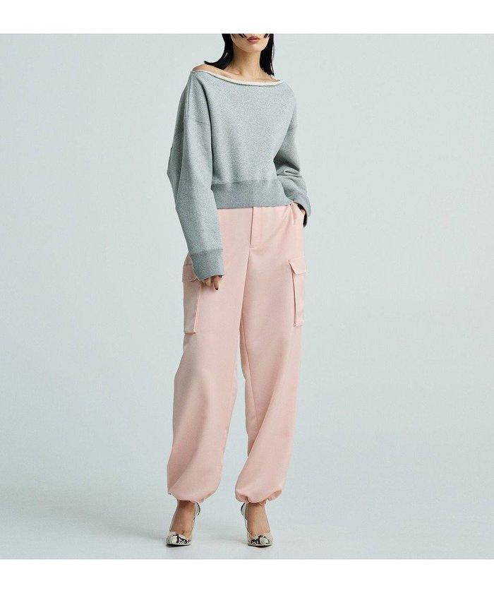 【アンクレイヴ/uncrave】の【洗濯機洗い可】サテン イージーカーゴパンツ(uncrave WHITE) インテリア・キッズ・メンズ・レディースファッション・服の通販 founy(ファニー) https://founy.com/ ファッション Fashion レディースファッション WOMEN パンツ Pants 洗える Washable サテン Satin シンプル Simple ストレート Straight スポーティ Sporty セットアップ Set Up 雑誌 Magazine トレンド Trend ドローストリング Drawstring バルーン Balloon フラップ Flap ポケット Pocket ラグジュアリー Luxury ワイド Wide ワーク Work A/W・秋冬 Aw・Autumn/Winter・Fw・Fall-Winter |ID: prp329100004537663 ipo3291000000032064669