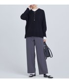 【組曲/KUMIKYOKU】の【WEB限定】ベーシックダブルクロス ワイドストレートパンツ チャコールグレー系|ID: prp329100004537697 ipo3291000000034515442