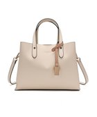 【スタイルコード/STYLE CODE】の【MERCURYDUO/マーキュリーデュオ】両アオリポケットサイド配色大開き開口 超軽量ハンドバッグ キーチャーム付 アイボリー|ID: prp329100004537743 ipo3291000000034178000