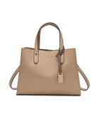 【スタイルコード/STYLE CODE】の【MERCURYDUO/マーキュリーデュオ】両アオリポケットサイド配色大開き開口 超軽量ハンドバッグ キーチャーム付 ベージュ|ID: prp329100004537743 ipo3291000000034178002