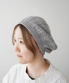 【石田製帽/ISHIDASEIBOU】の【洗濯機可】オーガニックコットン アラン編みベレー 人気、トレンドファッション・服の通販 founy(ファニー) ファッション Fashion レディースファッション WOMEN 帽子 Hats 吸水 Water Absorption シンプル Simple 人気 Popularity フォルム Form ベーシック Basic 帽子 Hat thumbnail グレー|ID: prp329100004537792 ipo3291000000032229691