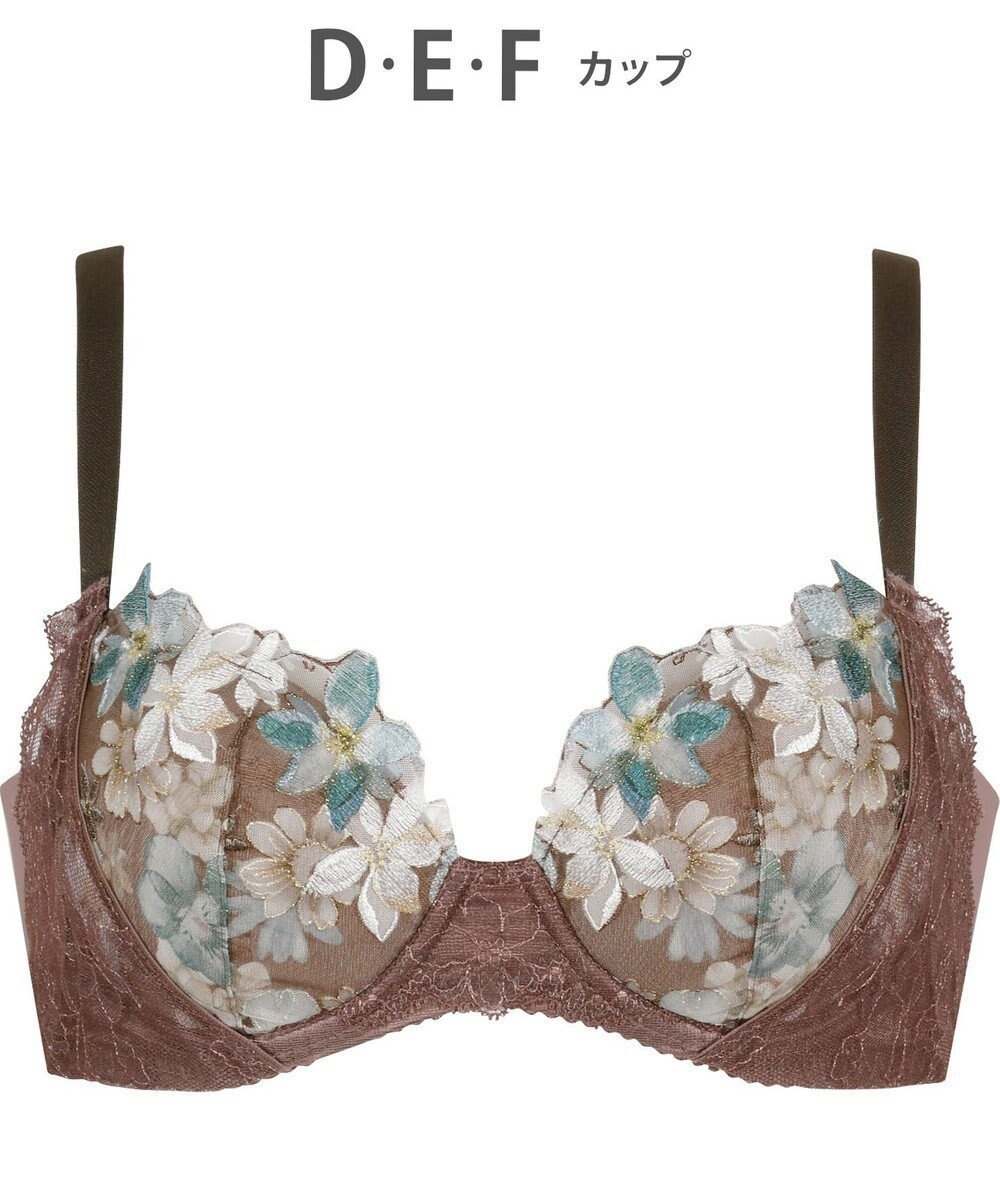 【ワコール/WACOAL】の【重力に負けないバストケアBra】 ブラジャー バストを重力から守る まる胸キープ 脇高設計 サイドから背中のラインすっきり レディース BRB414 /ワコール インテリア・キッズ・メンズ・レディースファッション・服の通販 founy(ファニー) 　ファッション　Fashion　レディースファッション　Fashion for Women　アンダー　Underwear Essentials　ブラジャー　Bra, Lingerie　ワイヤー　Wire, Wired Bra　ダークブラウン|ID: prp329100004537812 ipo3291000000033641712