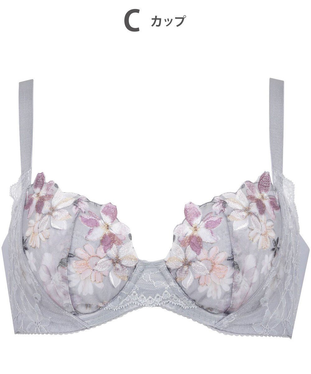 【ワコール/WACOAL】の【重力に負けないバストケアBra】 ブラジャー バストを重力から守る まる胸キープ 脇高設計 サイドから背中のラインすっきり レディース BRB414 /ワコール インテリア・キッズ・メンズ・レディースファッション・服の通販 founy(ファニー) 　ファッション　Fashion　レディースファッション　Fashion for Women　アンダー　Underwear Essentials　ブラジャー　Bra, Lingerie　ワイヤー　Wire, Wired Bra　チャコールグレー|ID: prp329100004537812 ipo3291000000036293532