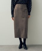 【イェッカ ヴェッカ/YECCA VECCA】のハイウエストフェイクスエードスカート Charcoal Gray|ID: prp329100004537901 ipo3291000000032065903