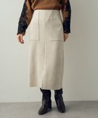 【イェッカ ヴェッカ/YECCA VECCA】のハイウエストフェイクスエードスカート Light Beige|ID: prp329100004537901 ipo3291000000032065904