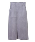 【イェッカ ヴェッカ/YECCA VECCA】のハイウエストフェイクスエードスカート Lavender|ID: prp329100004537901 ipo3291000000032065914