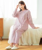 【ウィング/Wing】のパジャマ 長袖 長ズボン 綿100%(本体) 二重ガーゼ素材 レディース EP7043 ウイング/ワコール ピンク|ID: prp329100004537920 ipo3291000000032644269