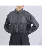 【アースミュージックアンドエコロジー/earth music&ecology】のスカラップトリムシャツ 人気、トレンドファッション・服の通販 founy(ファニー) ファッション Fashion レディースファッション WOMEN トップス・カットソー Tops/Tshirt シャツ/ブラウス Shirts/Blouses アイレット Eyelet クロップド Cropped スカラップ Scalloped ダウン Down デニム Denim トレンド Trend バランス Balance フェミニン Feminine ボックス Box ポケット Pocket ワイド Wide 夏 Summer 春 Spring S/S・春夏 Ss・Spring/Summer 透かし Watermark thumbnail Black|ID: prp329100004537945 ipo3291000000032066172