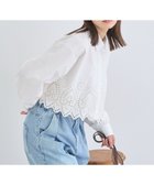 【アースミュージックアンドエコロジー/earth music&ecology】のスカラップトリムシャツ Off White|ID: prp329100004537945 ipo3291000000032696866