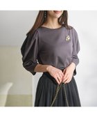 【組曲/KUMIKYOKU】のミニ裏毛ボリュームタックスリーブ カットソー 人気、トレンドファッション・服の通販 founy(ファニー) ファッション Fashion レディースファッション WOMEN トップス・カットソー Tops/Tshirt シャツ/ブラウス Shirts/Blouses ロング / Tシャツ T-Shirts カットソー Cut and Sewn カットソー Cut And Sew コンパクト Compact ベーシック Basic ボトム Bottom ループ Loop A/W・秋冬 Aw・Autumn/Winter・Fw・Fall-Winter おすすめ Recommend thumbnail チャコールグレー系|ID: prp329100004537970 ipo3291000000032156399