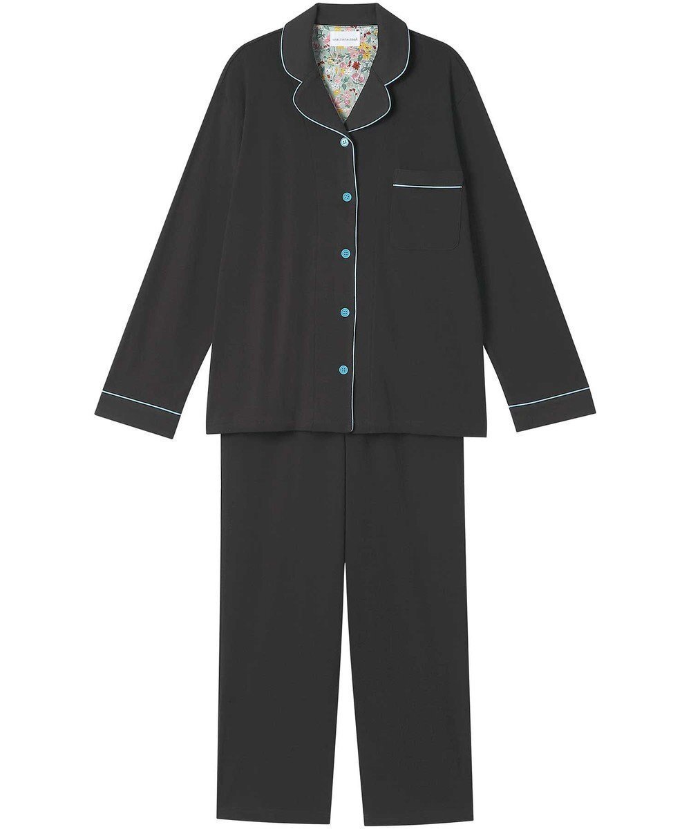 【ウンナナクール/une nana cool】の【綿100%】フライスパジャマ MADE WITH LIBERTY FABRIC インテリア・キッズ・メンズ・レディースファッション・服の通販 founy(ファニー) 　ファッション　Fashion　レディースファッション　WOMEN　パイピング　Piping　パジャマ　Pajamas　リラックス　Relax　おすすめ　Recommend　ギフト プレゼント　Gift Present　BL|ID: prp329100004537972 ipo3291000000032066342