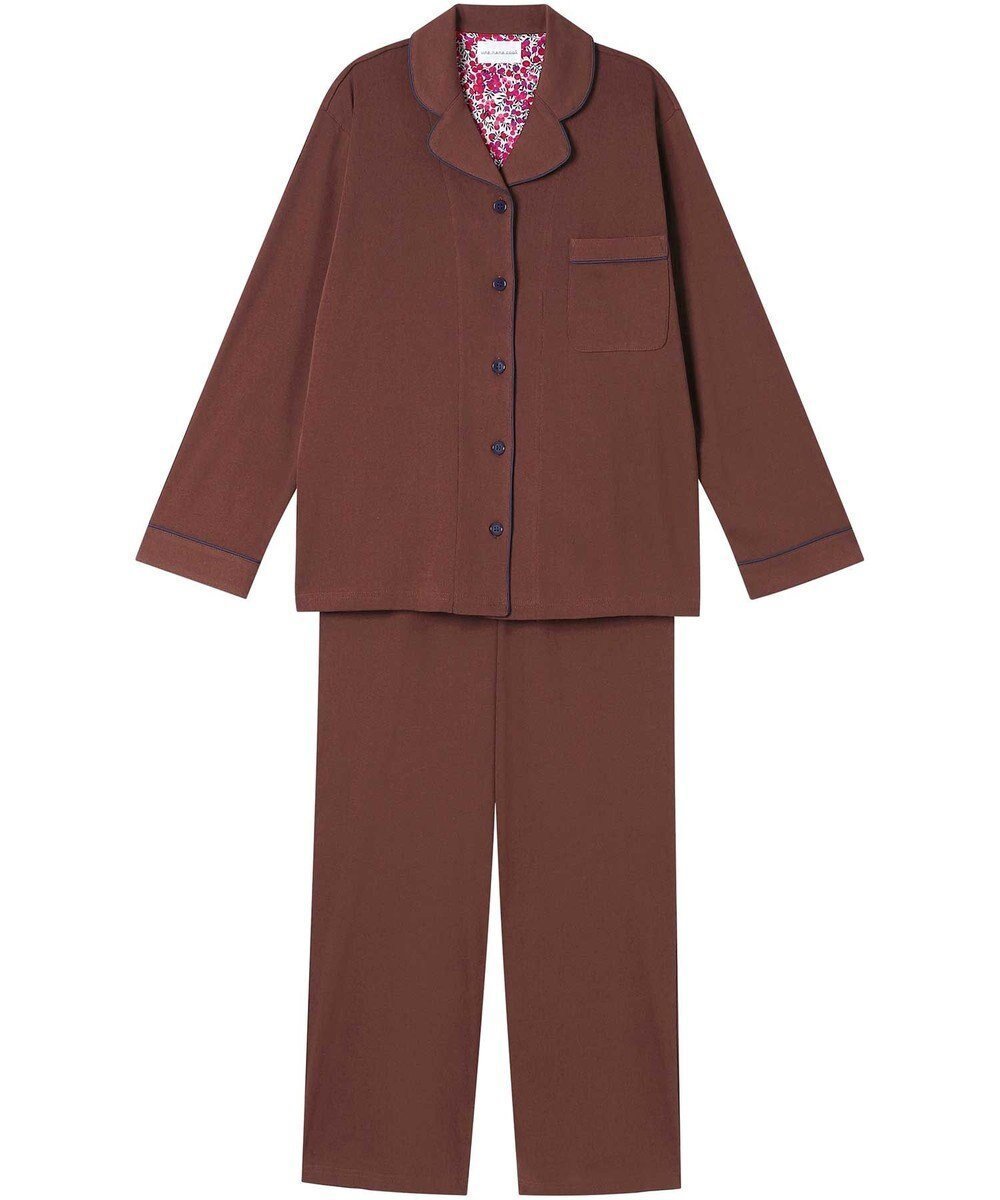 【ウンナナクール/une nana cool】の【綿100%】フライスパジャマ MADE WITH LIBERTY FABRIC インテリア・キッズ・メンズ・レディースファッション・服の通販 founy(ファニー) 　ファッション　Fashion　レディースファッション　WOMEN　パイピング　Piping　パジャマ　Pajamas　リラックス　Relax　おすすめ　Recommend　ギフト プレゼント　Gift Present　DR|ID: prp329100004537972 ipo3291000000032066353