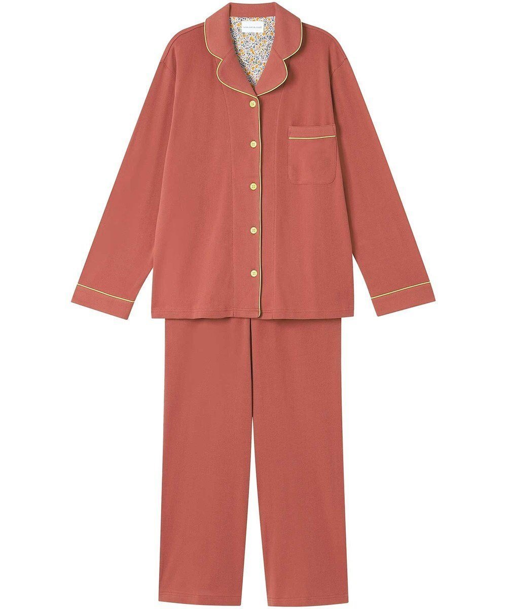 【ウンナナクール/une nana cool】の【綿100%】フライスパジャマ MADE WITH LIBERTY FABRIC インテリア・キッズ・メンズ・レディースファッション・服の通販 founy(ファニー) 　ファッション　Fashion　レディースファッション　WOMEN　パイピング　Piping　パジャマ　Pajamas　リラックス　Relax　おすすめ　Recommend　ギフト プレゼント　Gift Present　EN|ID: prp329100004537972 ipo3291000000032066356