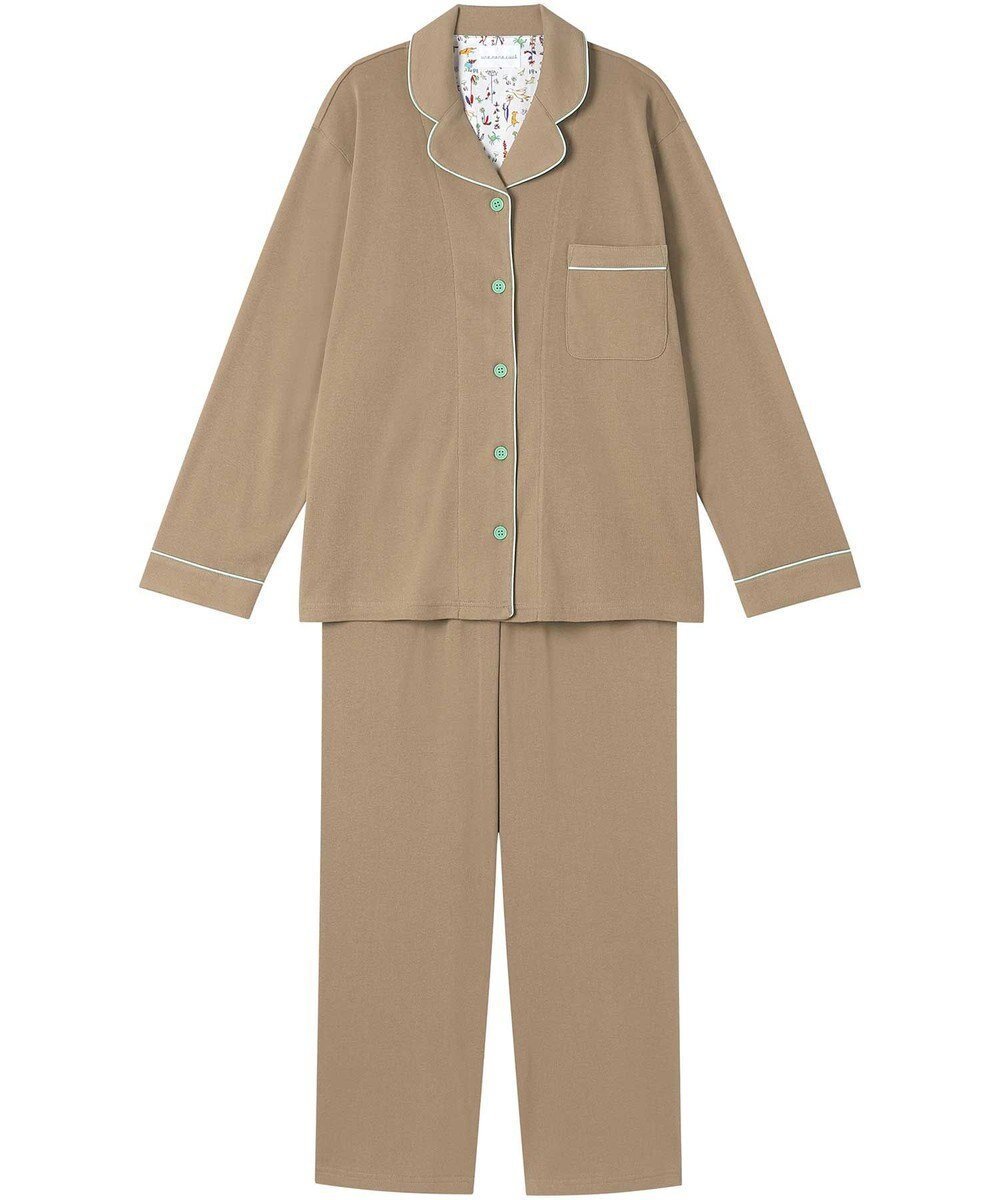 【ウンナナクール/une nana cool】の【綿100%】フライスパジャマ MADE WITH LIBERTY FABRIC インテリア・キッズ・メンズ・レディースファッション・服の通販 founy(ファニー) 　ファッション　Fashion　レディースファッション　WOMEN　パイピング　Piping　パジャマ　Pajamas　リラックス　Relax　おすすめ　Recommend　ギフト プレゼント　Gift Present　GB|ID: prp329100004537972 ipo3291000000032066359