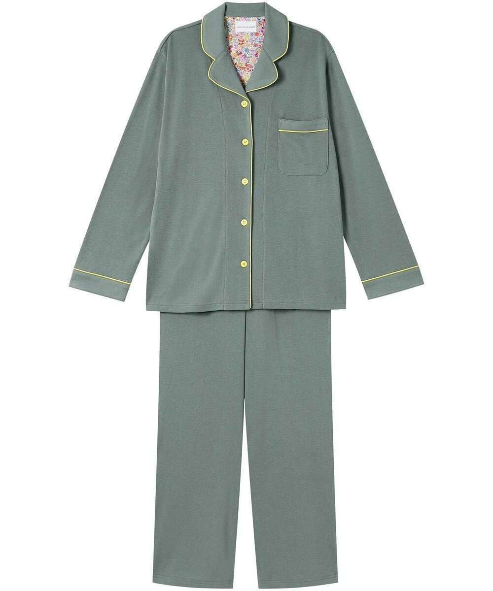 【ウンナナクール/une nana cool】の【綿100%】フライスパジャマ MADE WITH LIBERTY FABRIC インテリア・キッズ・メンズ・レディースファッション・服の通販 founy(ファニー) 　ファッション　Fashion　レディースファッション　WOMEN　パイピング　Piping　パジャマ　Pajamas　リラックス　Relax　おすすめ　Recommend　ギフト プレゼント　Gift Present　LB|ID: prp329100004537972 ipo3291000000032066374