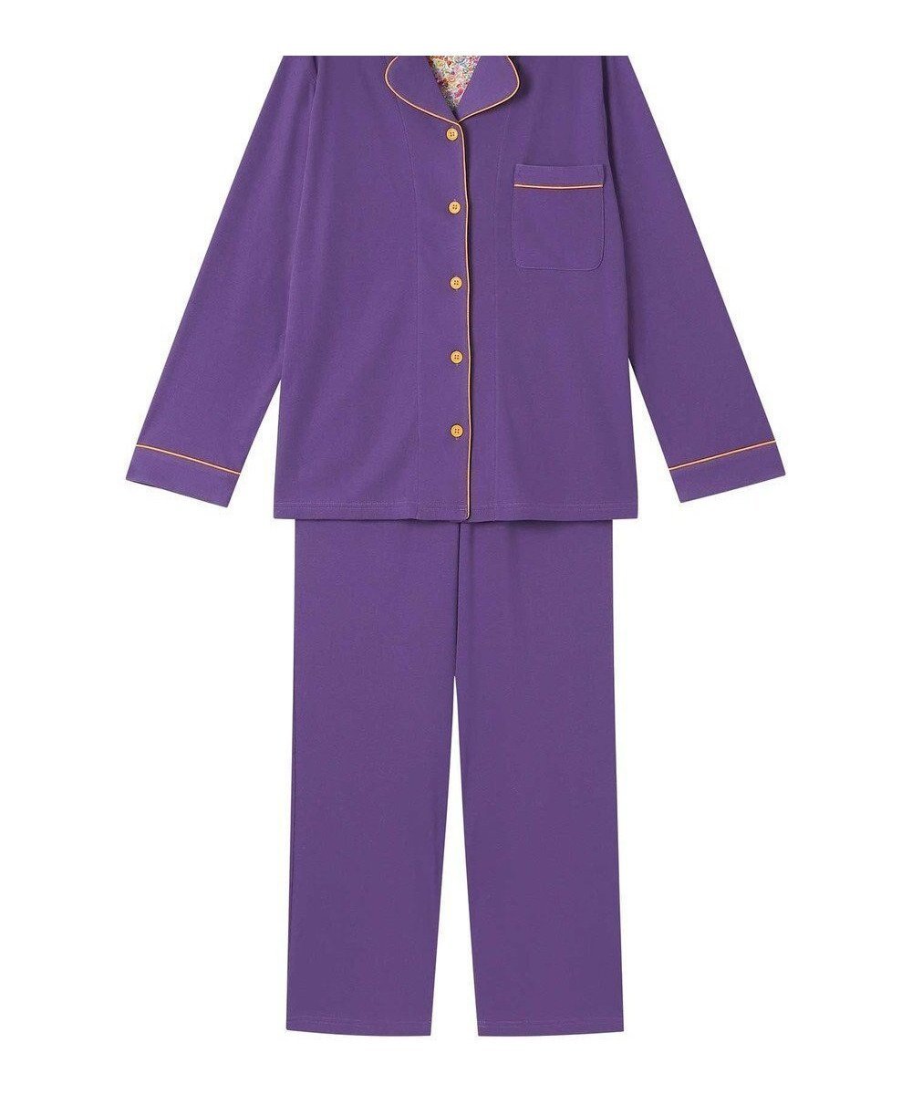 【ウンナナクール/une nana cool】の【綿100%】フライスパジャマ MADE WITH LIBERTY FABRIC インテリア・キッズ・メンズ・レディースファッション・服の通販 founy(ファニー) 　ファッション　Fashion　レディースファッション　WOMEN　パイピング　Piping　パジャマ　Pajamas　リラックス　Relax　おすすめ　Recommend　ギフト プレゼント　Gift Present　PU|ID: prp329100004537972 ipo3291000000032066386