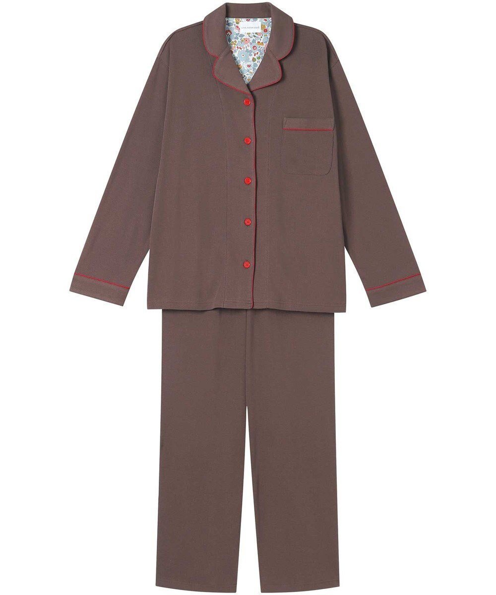 【ウンナナクール/une nana cool】の【綿100%】フライスパジャマ MADE WITH LIBERTY FABRIC インテリア・キッズ・メンズ・レディースファッション・服の通販 founy(ファニー) 　ファッション　Fashion　レディースファッション　WOMEN　パイピング　Piping　パジャマ　Pajamas　リラックス　Relax　おすすめ　Recommend　ギフト プレゼント　Gift Present　TU|ID: prp329100004537972 ipo3291000000032066397