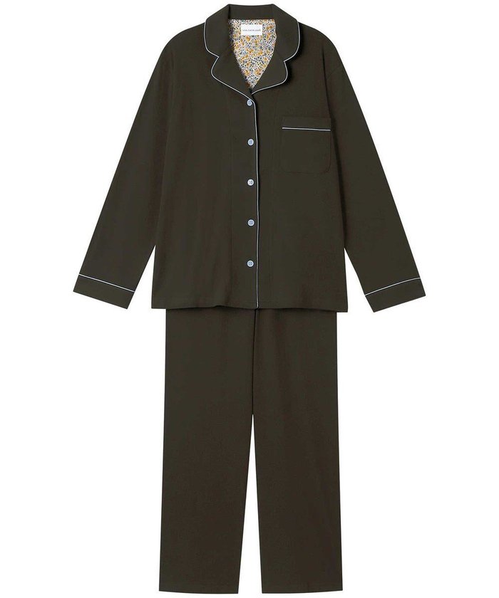 【ウンナナクール/une nana cool】の【綿100%】フライスパジャマ MADE WITH LIBERTY FABRIC インテリア・キッズ・メンズ・レディースファッション・服の通販 founy(ファニー) https://founy.com/ ファッション Fashion レディースファッション Ladies' Fashion Online パイピング Piping パジャマ Pajamas リラックス Relax おすすめ Recommend ギフト プレゼント Gift Present |ID: prp329100004537972 ipo3291000000032552605