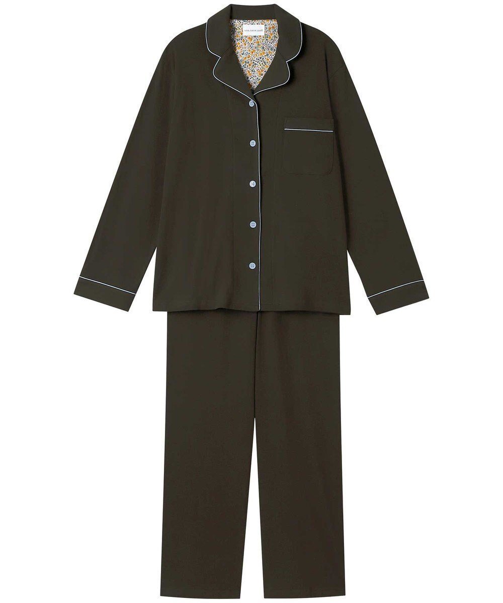 【ウンナナクール/une nana cool】の【綿100%】フライスパジャマ MADE WITH LIBERTY FABRIC インテリア・キッズ・メンズ・レディースファッション・服の通販 founy(ファニー) 　ファッション　Fashion　レディースファッション　Ladies' Fashion Online　パイピング　Piping　パジャマ　Pajamas　リラックス　Relax　おすすめ　Recommend　ギフト プレゼント　Gift Present　BE|ID: prp329100004537972 ipo3291000000032552608