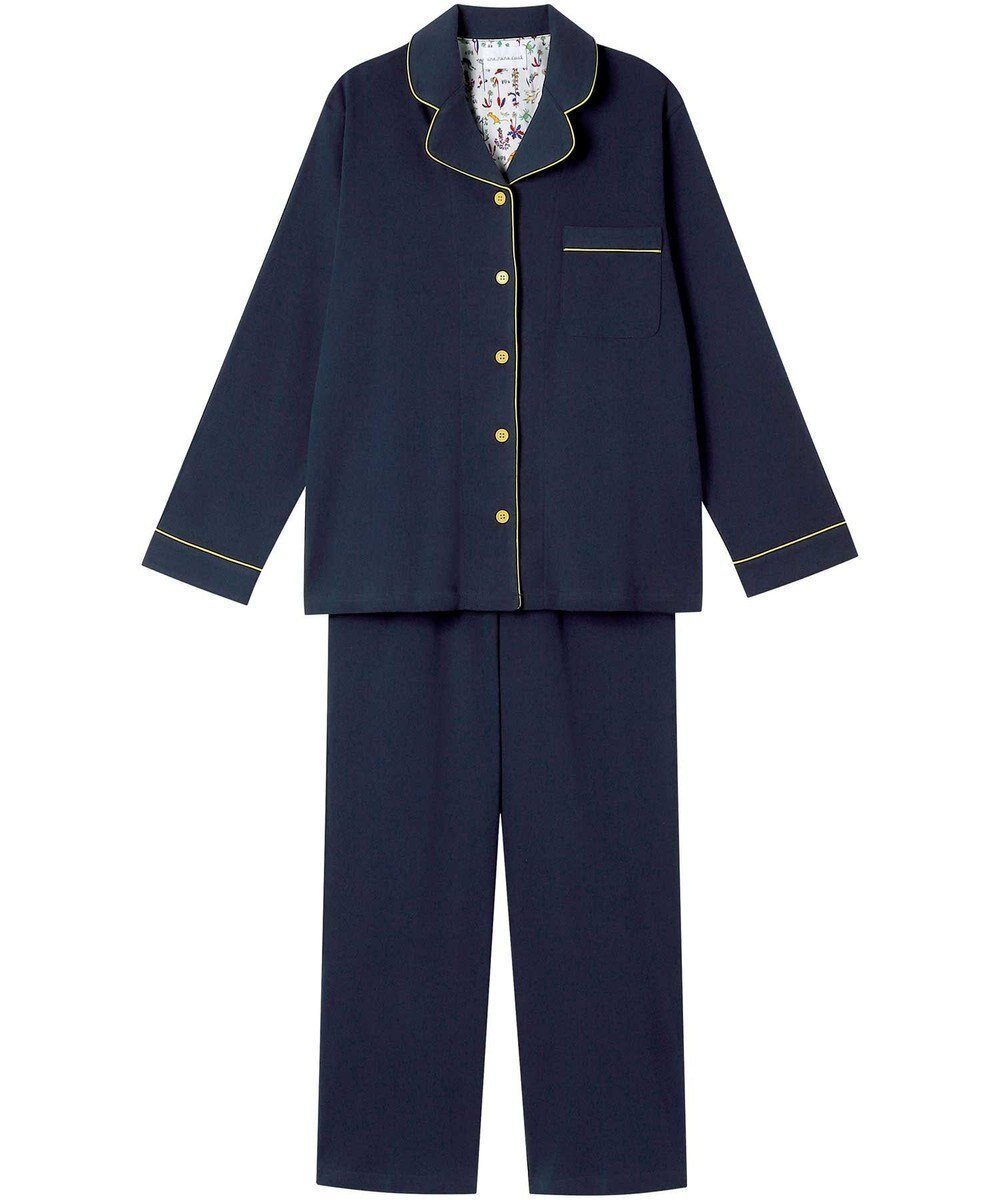 【ウンナナクール/une nana cool】の【綿100%】フライスパジャマ MADE WITH LIBERTY FABRIC インテリア・キッズ・メンズ・レディースファッション・服の通販 founy(ファニー) 　ファッション　Fashion　レディースファッション　Ladies' Fashion Online　パイピング　Piping　パジャマ　Pajamas　リラックス　Relax　おすすめ　Recommend　ギフト プレゼント　Gift Present　BL|ID: prp329100004537972 ipo3291000000032552610