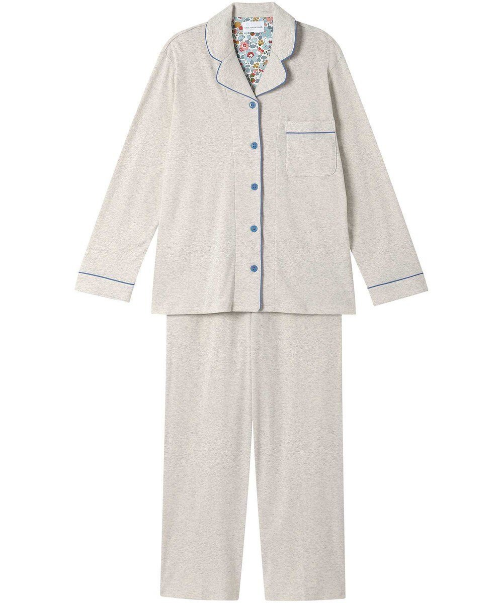 【ウンナナクール/une nana cool】の【綿100%】フライスパジャマ MADE WITH LIBERTY FABRIC インテリア・キッズ・メンズ・レディースファッション・服の通販 founy(ファニー) 　ファッション　Fashion　レディースファッション　Ladies' Fashion Online　パイピング　Piping　パジャマ　Pajamas　リラックス　Relax　おすすめ　Recommend　ギフト プレゼント　Gift Present　CB|ID: prp329100004537972 ipo3291000000032552616