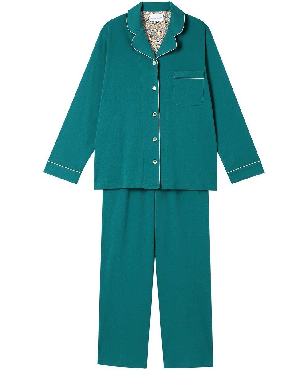 【ウンナナクール/une nana cool】の【綿100%】フライスパジャマ MADE WITH LIBERTY FABRIC インテリア・キッズ・メンズ・レディースファッション・服の通販 founy(ファニー) 　ファッション　Fashion　レディースファッション　Ladies' Fashion Online　パイピング　Piping　パジャマ　Pajamas　リラックス　Relax　おすすめ　Recommend　ギフト プレゼント　Gift Present　GR|ID: prp329100004537972 ipo3291000000032552629