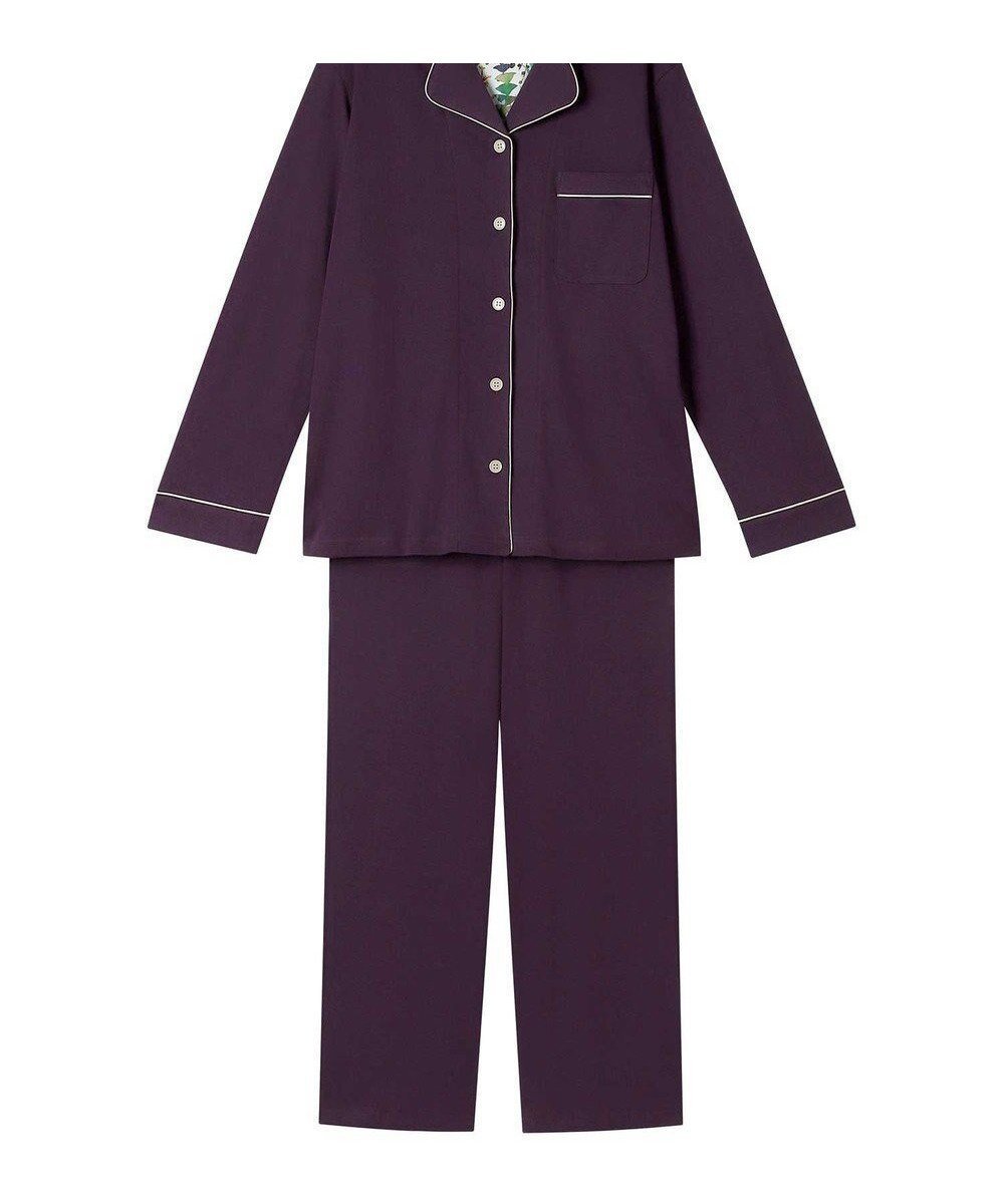 【ウンナナクール/une nana cool】の【綿100%】フライスパジャマ MADE WITH LIBERTY FABRIC インテリア・キッズ・メンズ・レディースファッション・服の通販 founy(ファニー) 　ファッション　Fashion　レディースファッション　Ladies' Fashion Online　パイピング　Piping　パジャマ　Pajamas　リラックス　Relax　おすすめ　Recommend　ギフト プレゼント　Gift Present　OB|ID: prp329100004537972 ipo3291000000032552637