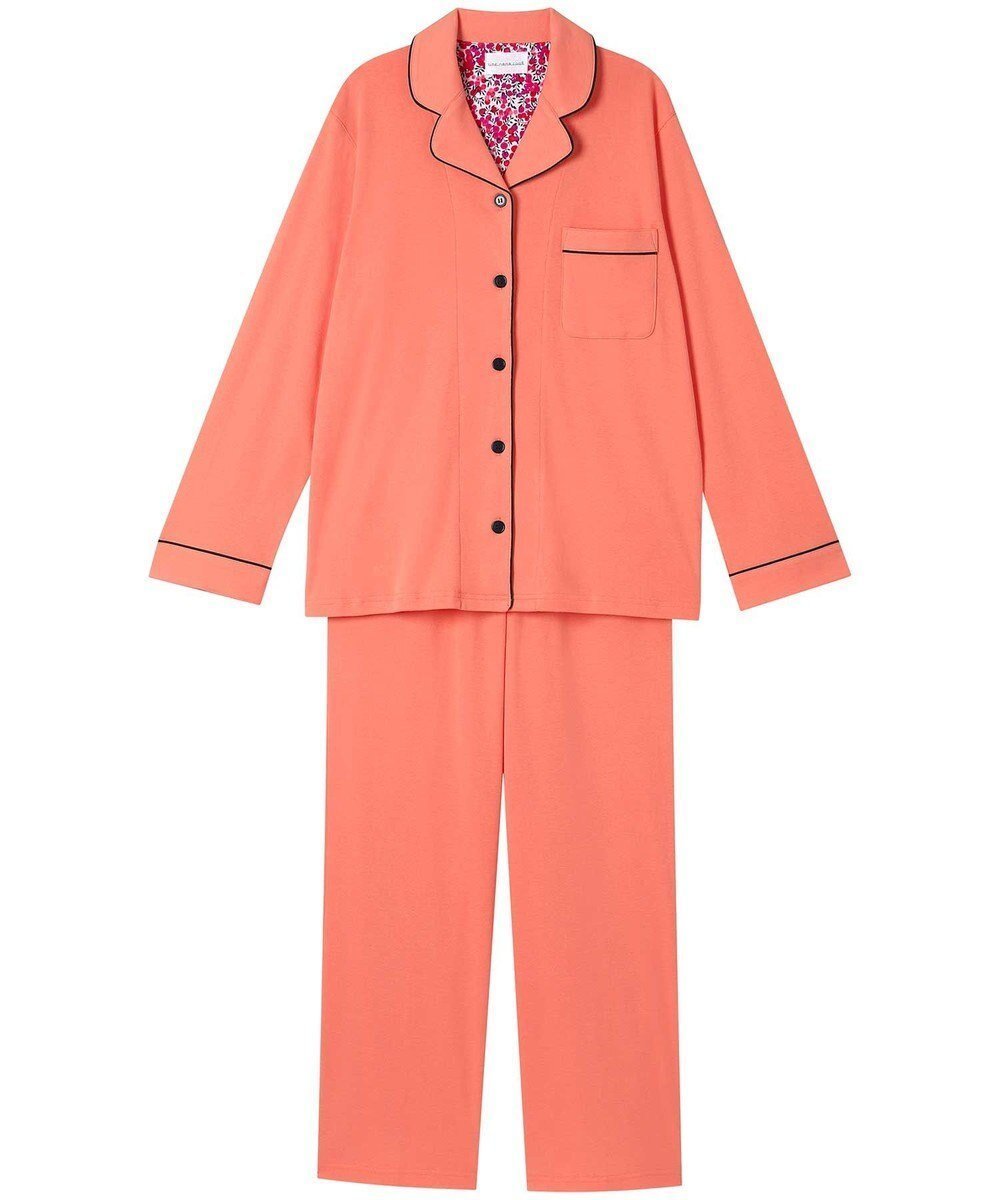【ウンナナクール/une nana cool】の【綿100%】フライスパジャマ MADE WITH LIBERTY FABRIC インテリア・キッズ・メンズ・レディースファッション・服の通販 founy(ファニー) 　ファッション　Fashion　レディースファッション　Ladies' Fashion Online　パイピング　Piping　パジャマ　Pajamas　リラックス　Relax　おすすめ　Recommend　ギフト プレゼント　Gift Present　PO|ID: prp329100004537972 ipo3291000000032552644