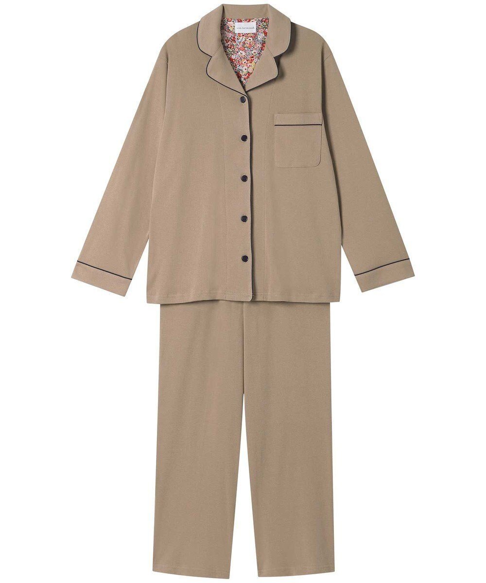 【ウンナナクール/une nana cool】の【綿100%】フライスパジャマ MADE WITH LIBERTY FABRIC インテリア・キッズ・メンズ・レディースファッション・服の通販 founy(ファニー) 　ファッション　Fashion　レディースファッション　Ladies' Fashion Online　パイピング　Piping　パジャマ　Pajamas　リラックス　Relax　おすすめ　Recommend　ギフト プレゼント　Gift Present　SG|ID: prp329100004537972 ipo3291000000032552653