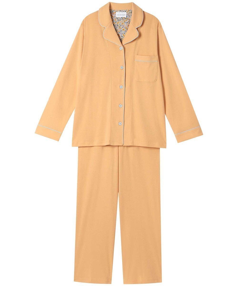 【ウンナナクール/une nana cool】の【綿100%】フライスパジャマ MADE WITH LIBERTY FABRIC インテリア・キッズ・メンズ・レディースファッション・服の通販 founy(ファニー) 　ファッション　Fashion　レディースファッション　Ladies' Fashion Online　パイピング　Piping　パジャマ　Pajamas　リラックス　Relax　おすすめ　Recommend　ギフト プレゼント　Gift Present　SP|ID: prp329100004537972 ipo3291000000032552654