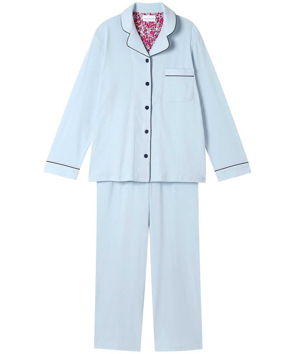 【ウンナナクール/une nana cool】の【綿100%】フライスパジャマ MADE WITH LIBERTY FABRIC インテリア・キッズ・メンズ・レディースファッション・服の通販 founy(ファニー) 　ファッション　Fashion　レディースファッション　Ladies' Fashion Online　パイピング　Piping　パジャマ　Pajamas　リラックス　Relax　おすすめ　Recommend　ギフト プレゼント　Gift Present　SX|ID: prp329100004537972 ipo3291000000032552655