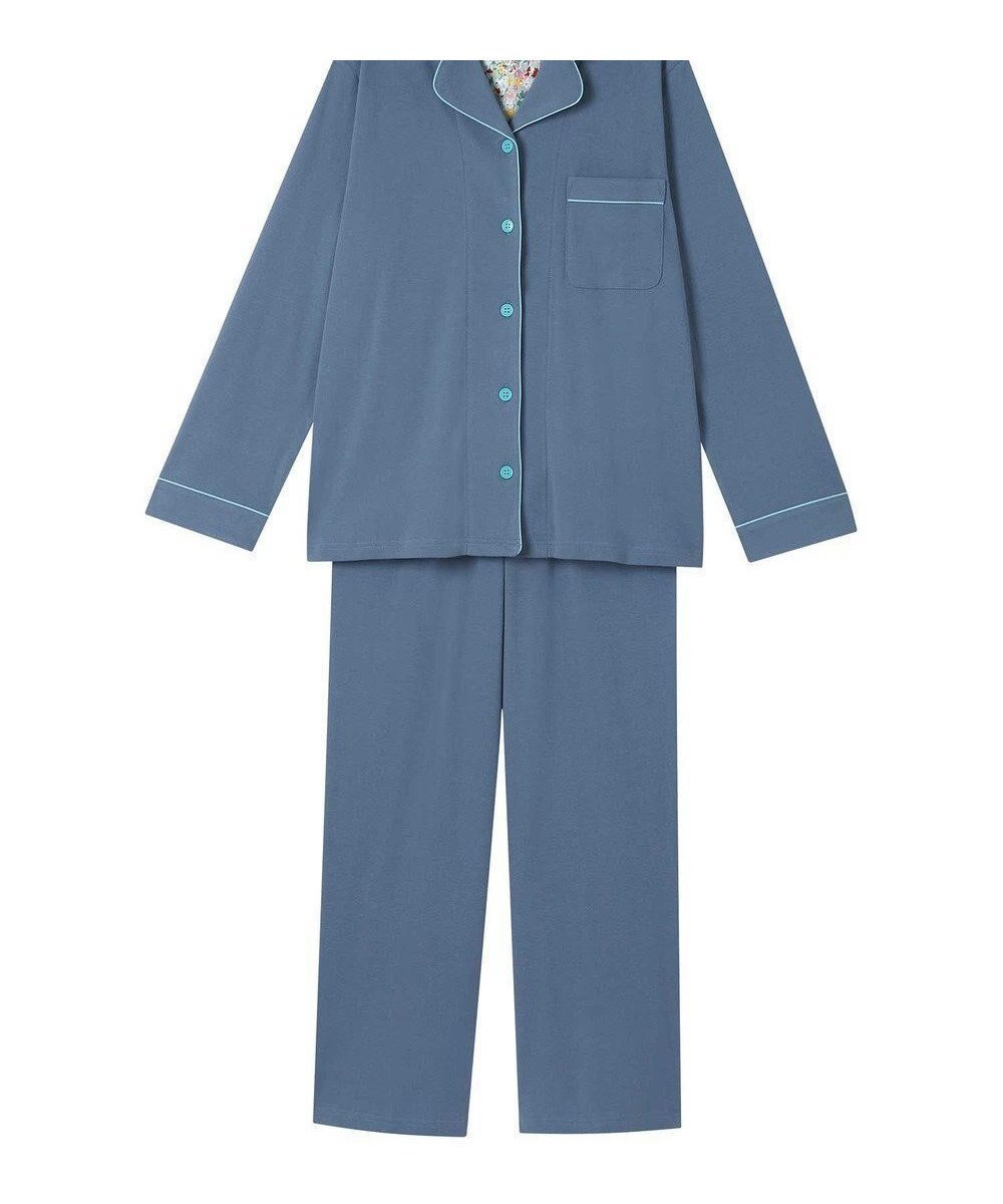 【ウンナナクール/une nana cool】の【綿100%】フライスパジャマ MADE WITH LIBERTY FABRIC インテリア・キッズ・メンズ・レディースファッション・服の通販 founy(ファニー) 　ファッション　Fashion　レディースファッション　Ladies' Fashion Online　パイピング　Piping　パジャマ　Pajamas　リラックス　Relax　おすすめ　Recommend　ギフト プレゼント　Gift Present　TU|ID: prp329100004537972 ipo3291000000032552656