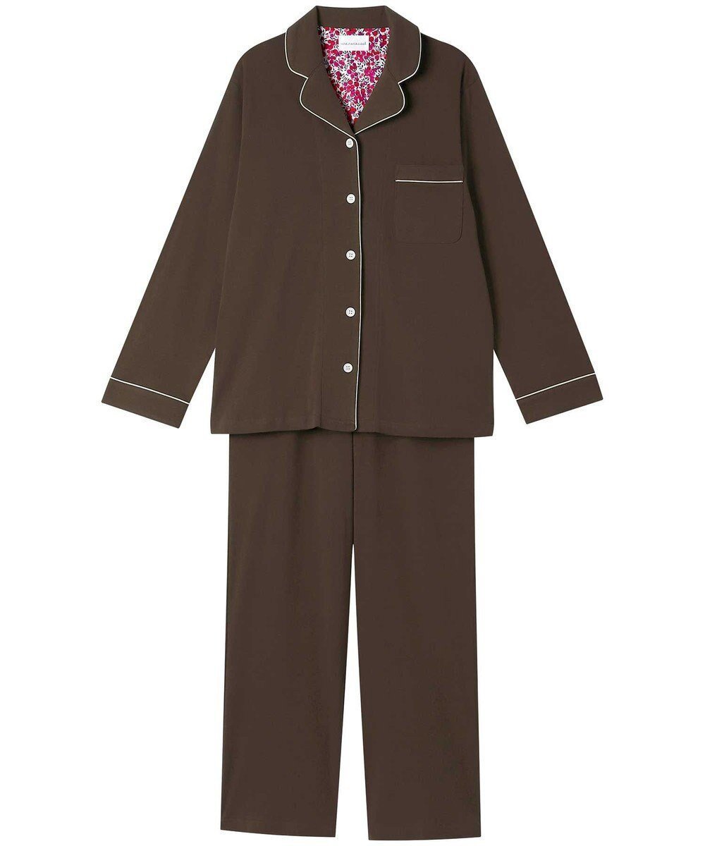 【ウンナナクール/une nana cool】の【綿100%】フライスパジャマ MADE WITH LIBERTY FABRIC インテリア・キッズ・メンズ・レディースファッション・服の通販 founy(ファニー) 　ファッション　Fashion　レディースファッション　Ladies' Fashion Online　パイピング　Piping　パジャマ　Pajamas　リラックス　Relax　おすすめ　Recommend　ギフト プレゼント　Gift Present　WI|ID: prp329100004537972 ipo3291000000032552658