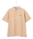 【ジェイプレスヨークストリート/J.PRESS YORK STREET】の【UNISEX】鹿の子ボーダー ワンポイントポロシャツ 人気、トレンドファッション・服の通販 founy(ファニー) ファッション Fashion レディースファッション WOMEN トップス・カットソー Tops/Tshirt シャツ/ブラウス Shirts/Blouses ポロシャツ Polo Shirts ユニセックス Unisex ボーダー Border ポロシャツ Polo Shirt ワンポイント One Point 夏 Summer 定番 Standard 春 Spring S/S・春夏 Ss・Spring/Summer 鹿の子 Pique thumbnail ベージュ系1|ID: prp329100004537993 ipo3291000000032274184