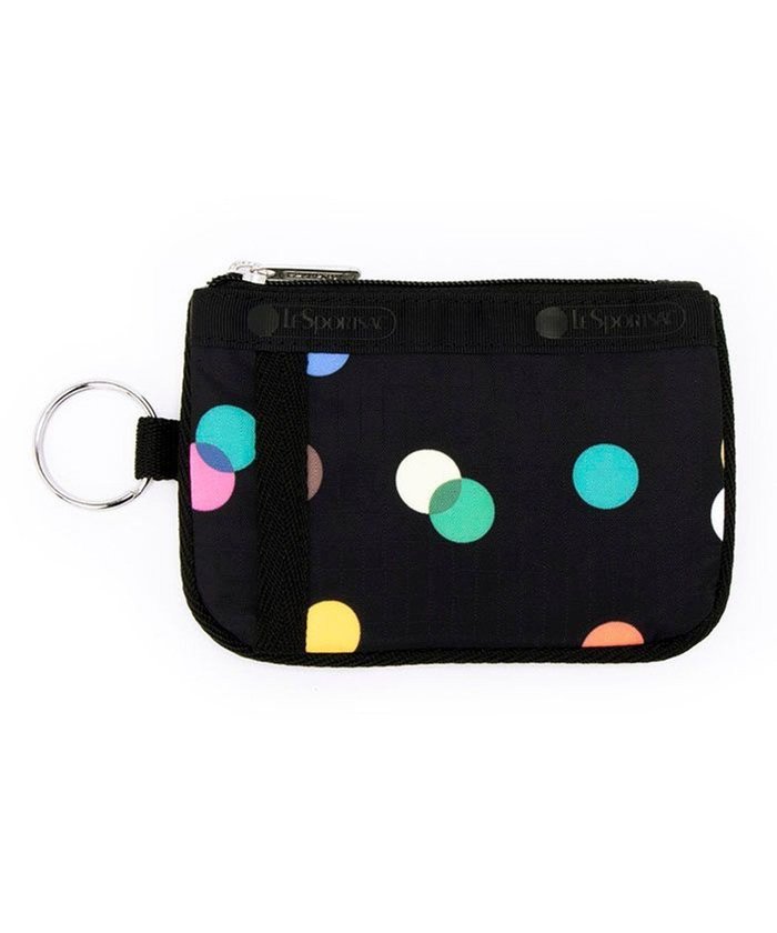 【レスポートサック/LeSportsac】のKEY CARD HOLDER/マルチカラードッツブラック インテリア・キッズ・メンズ・レディースファッション・服の通販 founy(ファニー) https://founy.com/ ファッション Fashion レディースファッション WOMEN 財布 Wallets カラフル Colorful コイン Coin ドット Dot ポケット Pocket ランダム Random 財布 Wallet |ID: prp329100004538035 ipo3291000000032066678