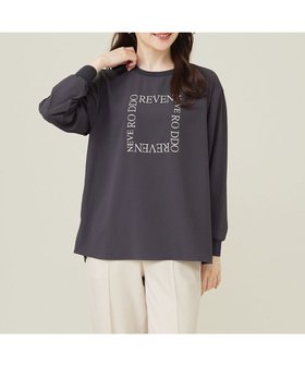 【エニィ スィス/any SiS】の【洗える】ジョーゼットロゴT ブラウス 人気、トレンドファッション・服の通販 founy(ファニー) ファッション Fashion レディースファッション Fashion for Women トップス・カットソー Cut & Sew Tops シャツ・ブラウス・オフィスカジュアル Elegant Blouses & Button-Ups ロングTシャツ・Tシャツ Longline T-Shirts & Tees カットソー・ベーシックTシャツ Cut-and-Sewn Tops / Stretch Tees & Basics カットソー Cut and Sewn Top ジョーゼット Georgette, Semi-Sheer Fabric プリント Print, Printed Pattern 再入荷 Restock / Back in Stock 洗える Machine Washable A/W・秋冬 Autumn/Winter |ID:prp329100004538055