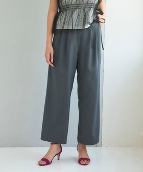 【フェルゥ/Feroux】の【洗える】セミワイド パンツ 人気、トレンドファッション・服の通販 founy(ファニー) ファッション Fashion レディースファッション Fashion for Women パンツ Pants & Trousers シンプル Simple, Minimal バランス Balance, Style Balance フェミニン Feminine, Girly リボン Ribbon, Bow ワイド Wide, Wide Fit 夏 Summer 春 Spring S/S・春夏 SS, Spring/Summer, Warm Season 洗える Machine Washable |ID:prp329100004538069