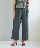 【フェルゥ/Feroux】の【洗える】セミワイド パンツ 人気、トレンドファッション・服の通販 founy(ファニー) ファッション Fashion レディースファッション Fashion for Women パンツ Pants & Trousers シンプル Simple, Minimal バランス Balance, Style Balance フェミニン Feminine, Girly リボン Ribbon, Bow ワイド Wide, Wide Fit 夏 Summer 春 Spring S/S・春夏 SS, Spring/Summer, Warm Season 洗える Machine Washable thumbnail グレー系|ID: prp329100004538069 ipo3291000000032746541
