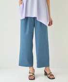 【フェルゥ/Feroux】の【洗える】セミワイド パンツ 人気、トレンドファッション・服の通販 founy(ファニー) ファッション Fashion レディースファッション Fashion for Women パンツ Pants & Trousers シンプル Simple, Minimal バランス Balance, Style Balance フェミニン Feminine, Girly リボン Ribbon, Bow ワイド Wide, Wide Fit 夏 Summer 春 Spring S/S・春夏 SS, Spring/Summer, Warm Season 洗える Machine Washable thumbnail ネイビー系|ID: prp329100004538069 ipo3291000000032746542