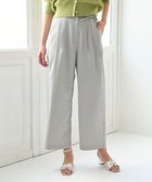 【フェルゥ/Feroux】の【洗える】セミワイド パンツ 人気、トレンドファッション・服の通販 founy(ファニー) ファッション Fashion レディースファッション Fashion for Women パンツ Pants & Trousers シンプル Simple, Minimal バランス Balance, Style Balance フェミニン Feminine, Girly リボン Ribbon, Bow ワイド Wide, Wide Fit 夏 Summer 春 Spring S/S・春夏 SS, Spring/Summer, Warm Season 洗える Machine Washable thumbnail ベージュ系|ID: prp329100004538069 ipo3291000000032746543