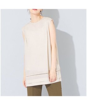 【シェアパーク/SHARE PARK】の【洗える】ウォッシャブルリネン ノースリブラウス 人気、トレンドファッション・服の通販 founy(ファニー) ファッション Fashion レディースファッション Ladies' Fashion Online トップス・カットソー Tops/Tshirt シャツ/ブラウス Shirts/Blouses おすすめ Recommend ノースリーブ No Sleeve レース Race 夏 Summer 春 Spring S/S・春夏 Ss・Spring/Summer 洗える Washable |ID:prp329100004538075