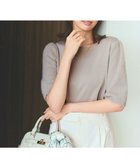 【エニィ スィス/any SiS】の【洗える】シャギースリーブ ニット ライトグレー|ID: prp329100004538087 ipo3291000000033271610