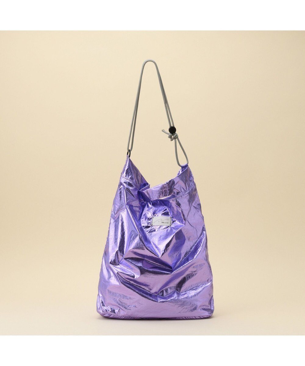 【エースバッグズアンドラゲッジ/ACE BAGS & LUGGAGE】のW .Day Night メル ポケッタブルバッグ Mサイズ 11782 ダブルアンドデイナイト インテリア・キッズ・メンズ・レディースファッション・服の通販 founy(ファニー) 　ファッション　Fashion　レディースファッション　WOMEN　バッグ　Bag　カラフル　Colorful　ショルダー　Shoulder　シルバー　Silver　ポケット　Pocket　メッシュ　Mesh　ワッシャー　Washer　おすすめ　Recommend　メタリックパープル|ID: prp329100004538098 ipo3291000000032067074
