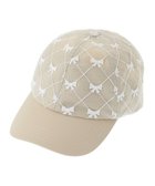 【グリーンパークス/Green Parks】の・TORCH リボンジャカードキャップ Beige|ID: prp329100004538109 ipo3291000000032581061