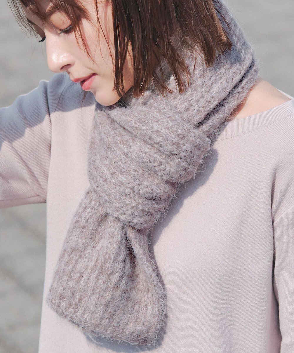 【ティアクラッセ/Tiaclasse】のリブ編みマフラー インテリア・キッズ・メンズ・レディースファッション・服の通販 founy(ファニー) 　ファッション　Fashion　レディースファッション　WOMEN　マフラー　Mufflers　スヌード　Snood　チュニック　Tunic　フェミニン　Feminine　ベーシック　Basic　マフラー　Scarf　ミックス　Mix　メランジ　Melange　再入荷　Restock/Back In Stock/Re Arrival　NEW・新作・新着・新入荷　New Arrivals　無地　Plain Color　A/W・秋冬　Aw・Autumn/Winter・Fw・Fall-Winter　グレージュ|ID: prp329100004538123 ipo3291000000032067216