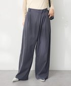 【クラフトスタンダードブティック/CRAFT STANDARD BOUTIQUE】のラップコクーンパンツ Charcoal Gray|ID: prp329100004538153 ipo3291000000033620403